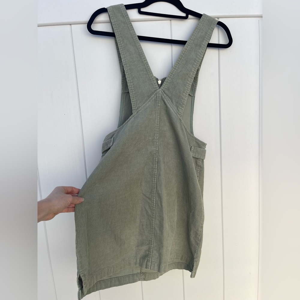 Wild Fable Corduroy Green Dress Size Small Boho - Picture 11 of 11